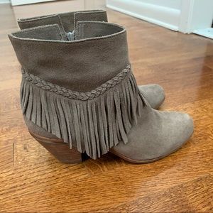 Gianni Bini Fringe Booties